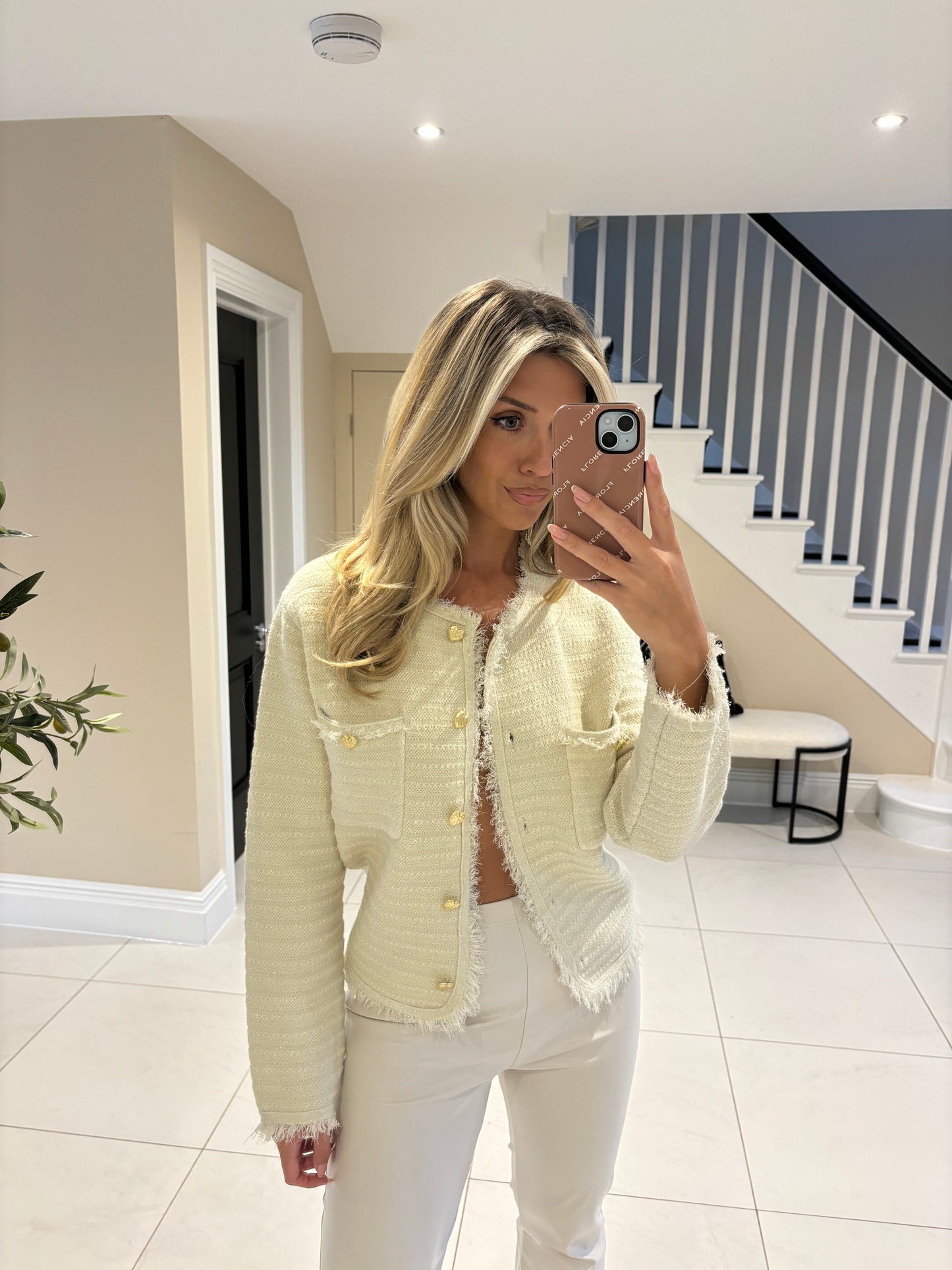 Love jacket in cream